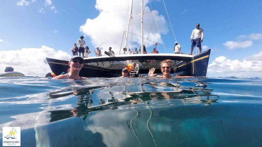 Basseterre: St Kitts 4-hour Catamaran Snorkel Cruise & Lunch - An hour of sailing along St. Kitts’ Southeast Peninsula