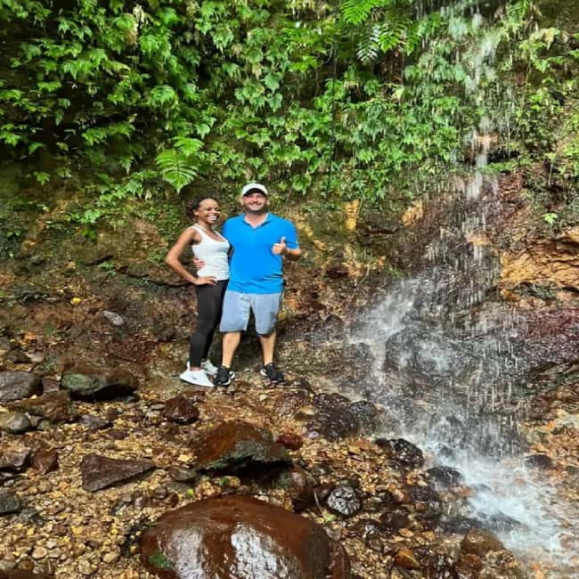 Lawyer Stephen Hike with Waterfall and Cave Hike - Choosing the advanced route to the second cascade