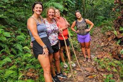 Mindfulness Rainforest Hike, Forest Bathing, Volcanic Hot Springs