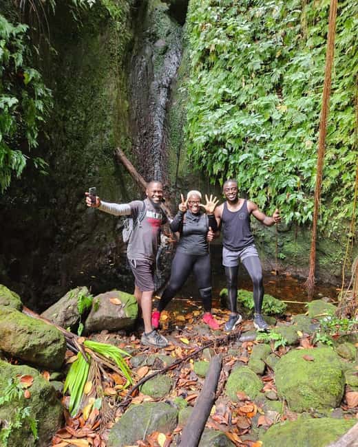 Nevis Waterfalls/Russel's Rest Hike - From a Nevis hotel to the forest trail