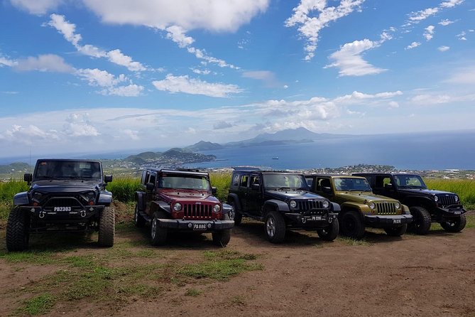 Self Drive 4x4 Off Road Jeep Wrangler & Beach Chill - The real appeal: St Kitts from the driver’s seat