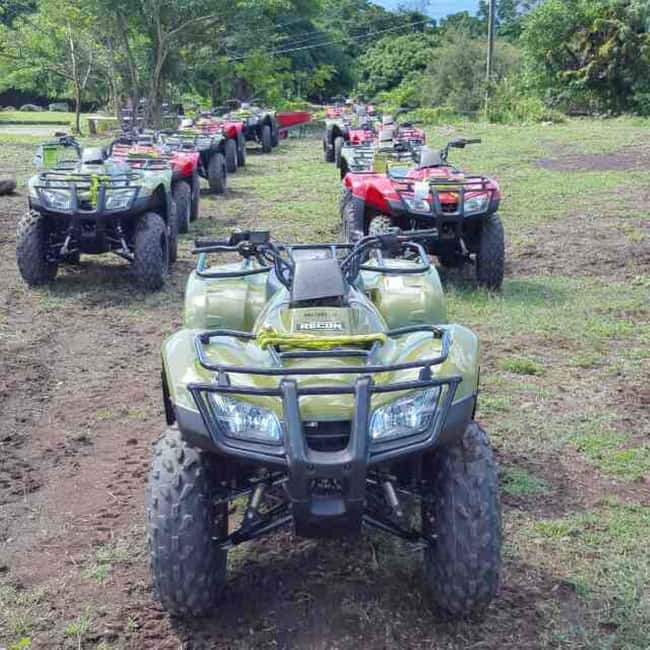 St. Kitts: Jungle Bikes ATV and Beach Guided Tour - Following Wingfield’s old road and plantation past