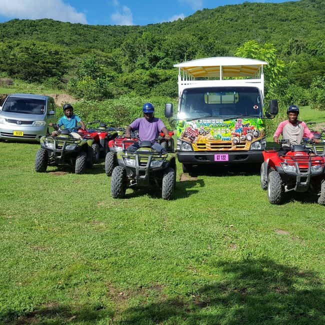 St. Kitts: Jungle Bikes ATV and Beach Guided Tour - Getting comfortable on the ATV