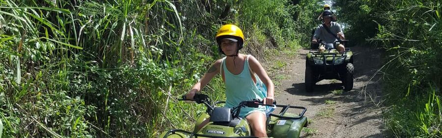 St Kitts: Jungle Bikes Off-Road ATV Tour - Leaving the roads for sugar cane paths
