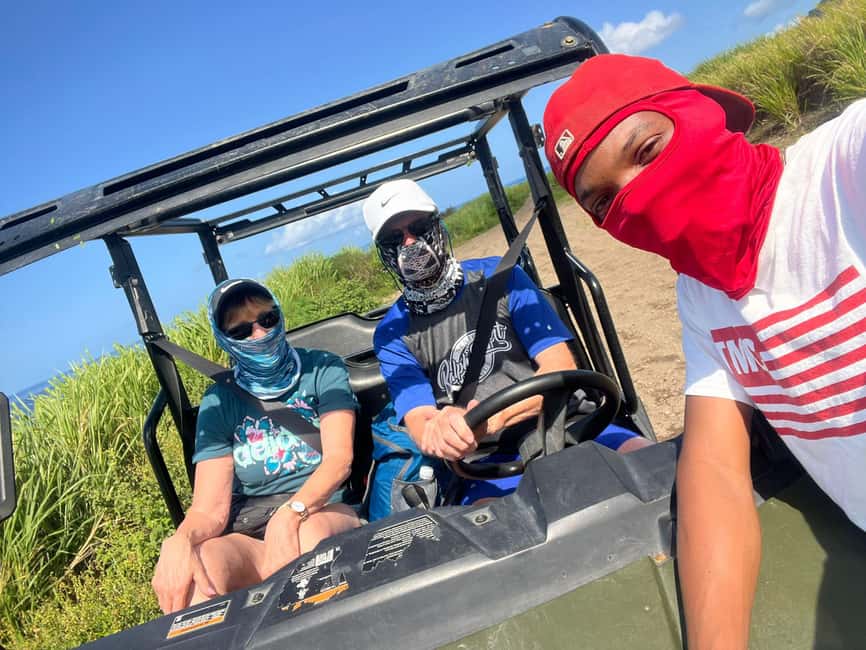 St Kitts: Jungle Bikes Off-Road Buggy & Beach Tour - Getting familiar with the buggy before the rough stuff