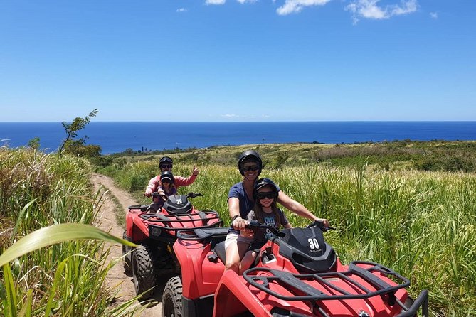 St Kitts Private ATV Adventure - Riding through sugar fields and mountain tracks