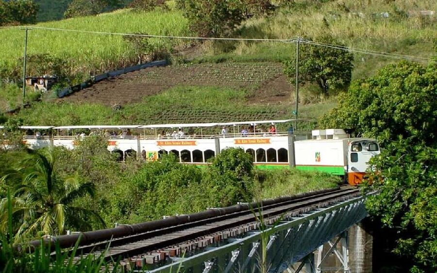 St. Kitts : Sugar Train with Pick Up & Drop-Off & Drinks - What the scenery tells you about the island