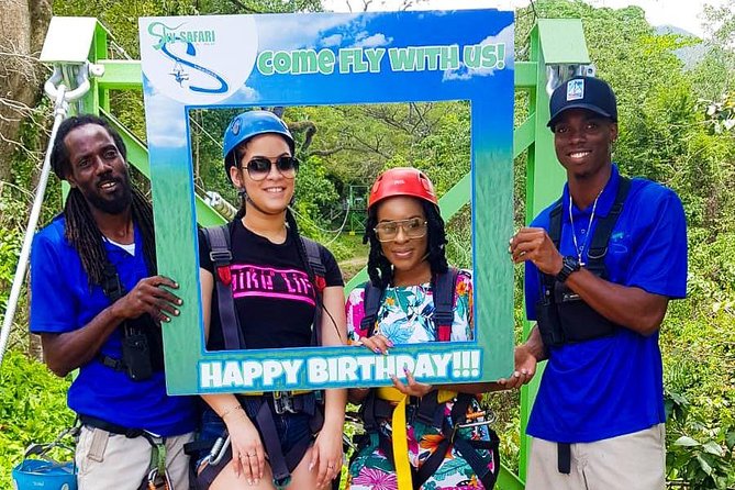 St. Kitts Zipline Experience - A short downhill walk and the final race