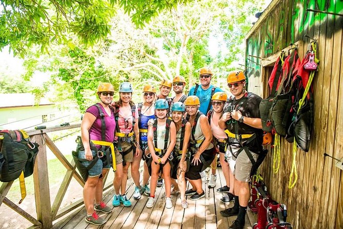 St. Kitts Zipline Experience - Line 1 gives you the first real test