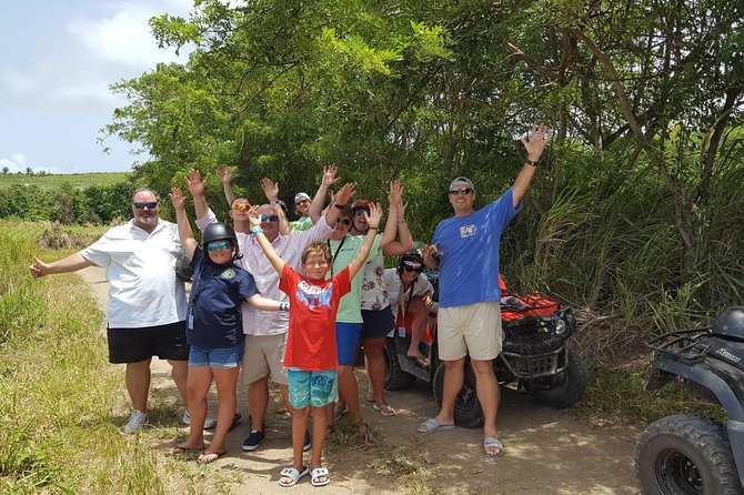 Sunny Blue Rentals in St Kitts for ATV and Dune Buggy Combo Tours - Mountain trails, valleys, and island views
