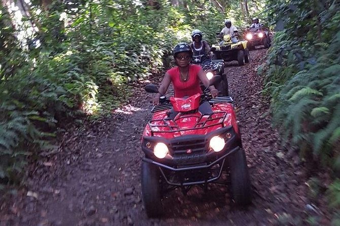 Sunny Blue Rentals in St Kitts for ATV and Dune Buggy Combo Tours - Black Rocks brings the volcanic drama